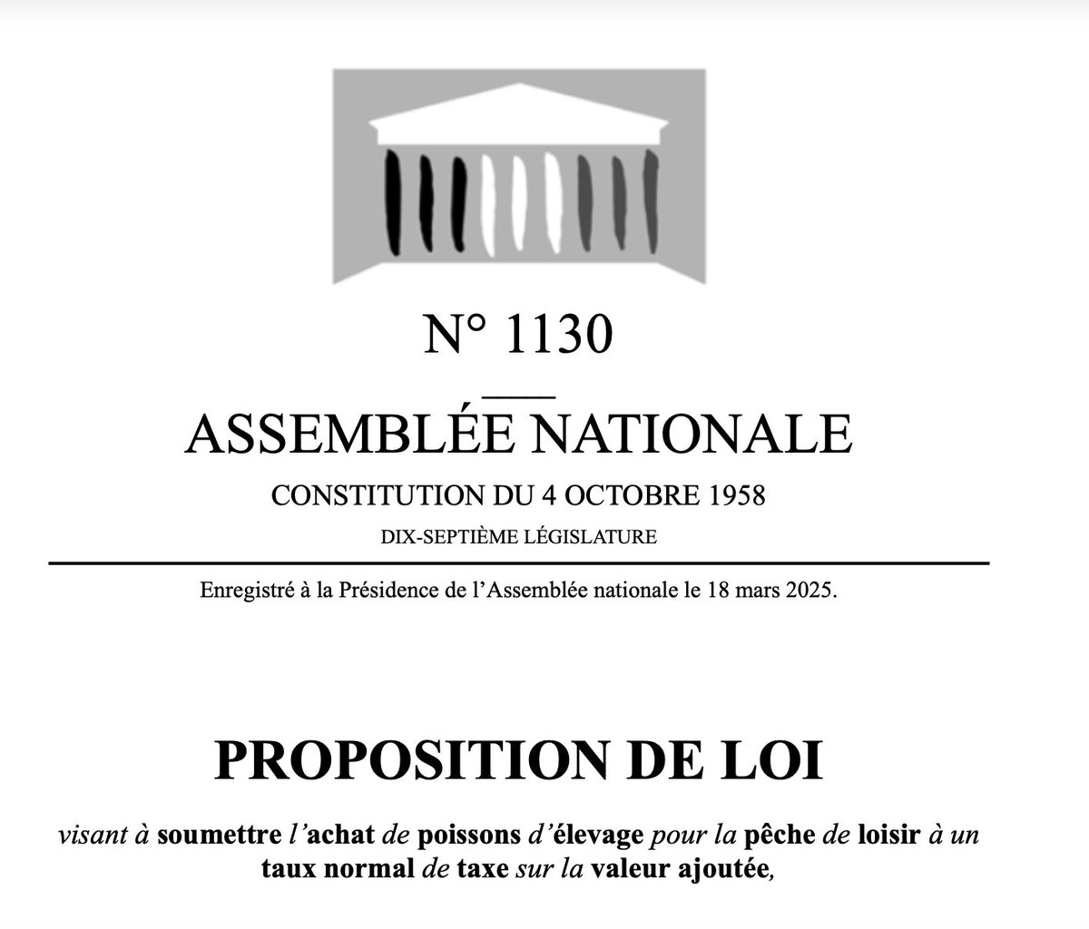 paz_zoopolis's tweet image. 💶Savez-vous que l' #empoissonnement dans le but de pêcher bénéficie d'un cadeau fiscal ? #PêcheDeLoisir
👏Suite à nos échanges, @SimonnetDeputee a déposé une proposition de loi pr que l'achat de #poissons d'élevage soit soumis à un taux de #TVA normal🐠
🔎zoopolis.fr/avancee-la-dep…