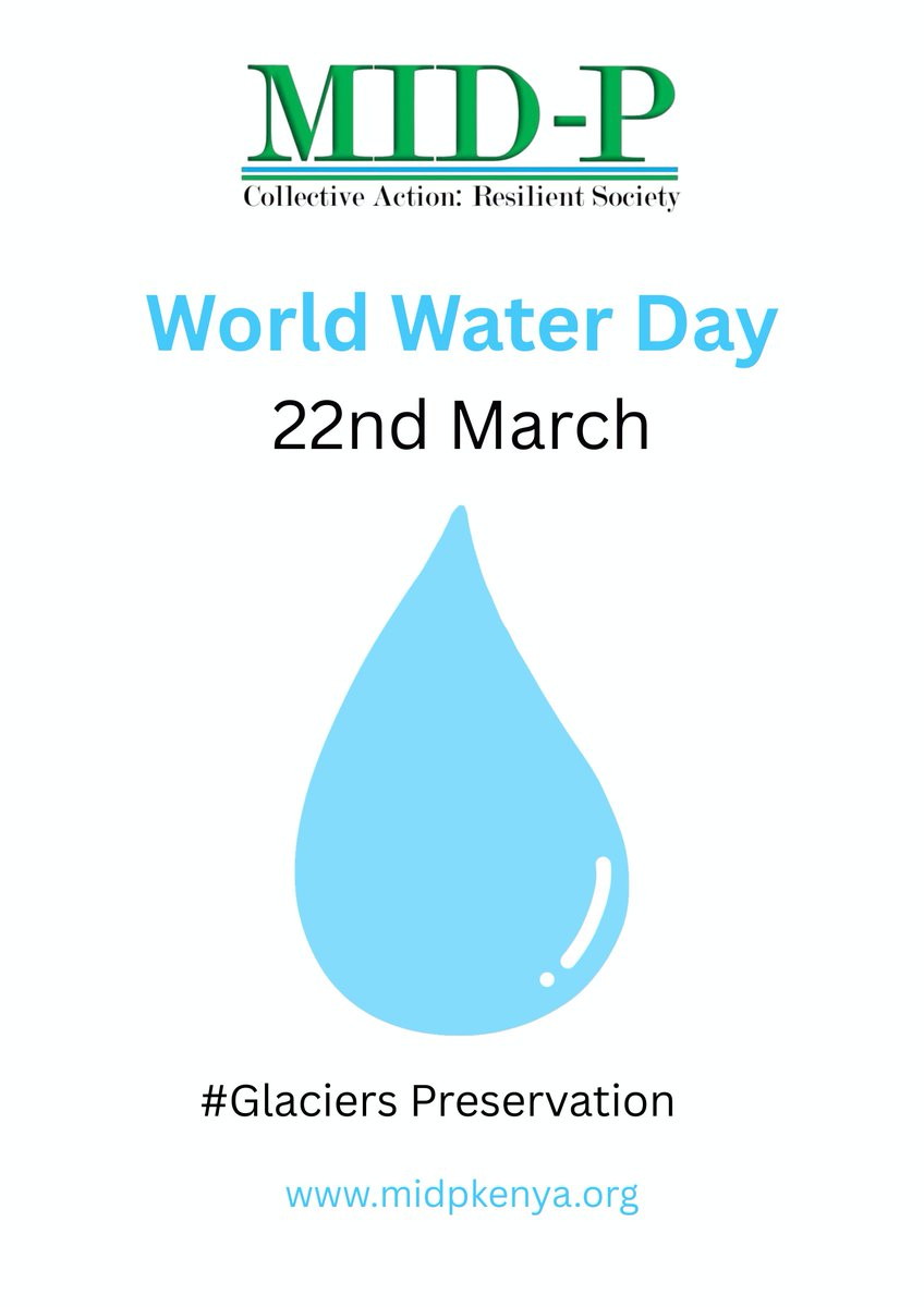 <a href="/midpkenya/">MIDPKENYA</a> we believe that water is life and every person deserves access to clean and safe water for drinking and domestic use. Let's use water responsibly by turning off taps and fixing leaks. #WaterForAll #WorldWaterDay