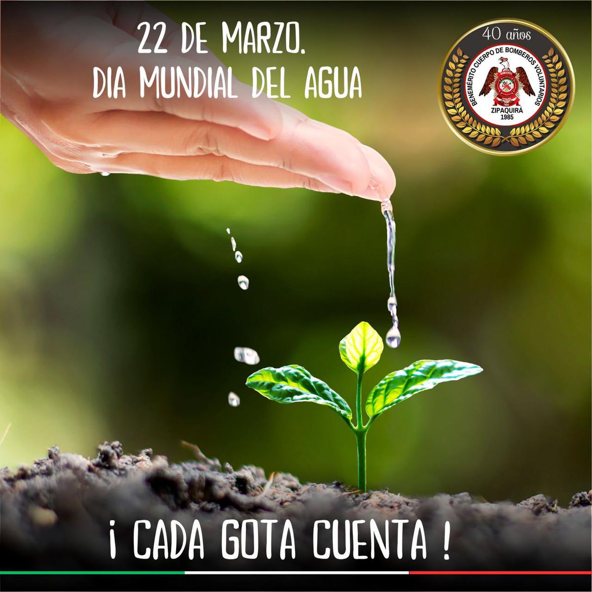 BZipaquira's tweet photo. 👨‍🚒 Día Mundial del Agua.💦 

💧 Hoy celebramos esta importante fecha, recordando que este recurso es esencial para la vida.

En cada una de nuestras operaciones de extinción de incendios, aplicamos técnicas para el uso eficiente del agua,  ayudando a preservar este recurso. https://t.co/STHq7CnUVP