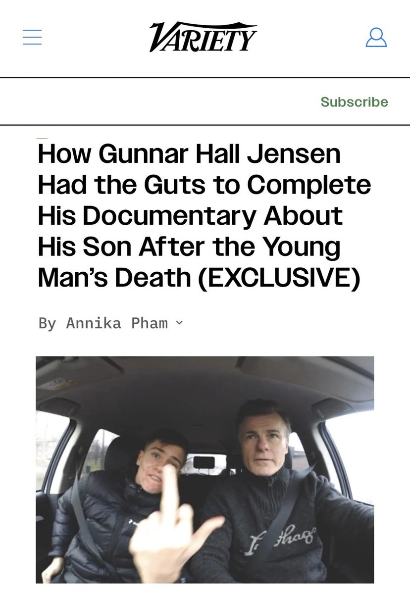 Interview in <a href="/Variety/">Variety</a> with «Portrait of a Confused Father» director Gunnar Hall Jensen. Word Premiere at CPH:DOX 2025!  variety.com/2025/film/glob…

#cphdox #cphdox2025 #documentary #worldpremiere #premiere #interview #variety