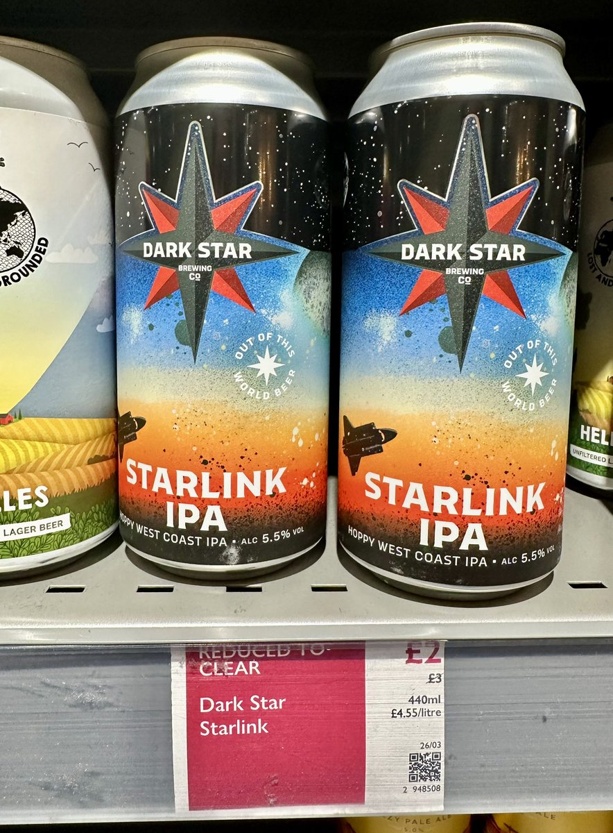 The Elon Effect: Tesla share price down 40%, sales in Europe down 45% - and just spotted a ‘Starlink inspired’ craft beer that is reduced to clear in Waitrose