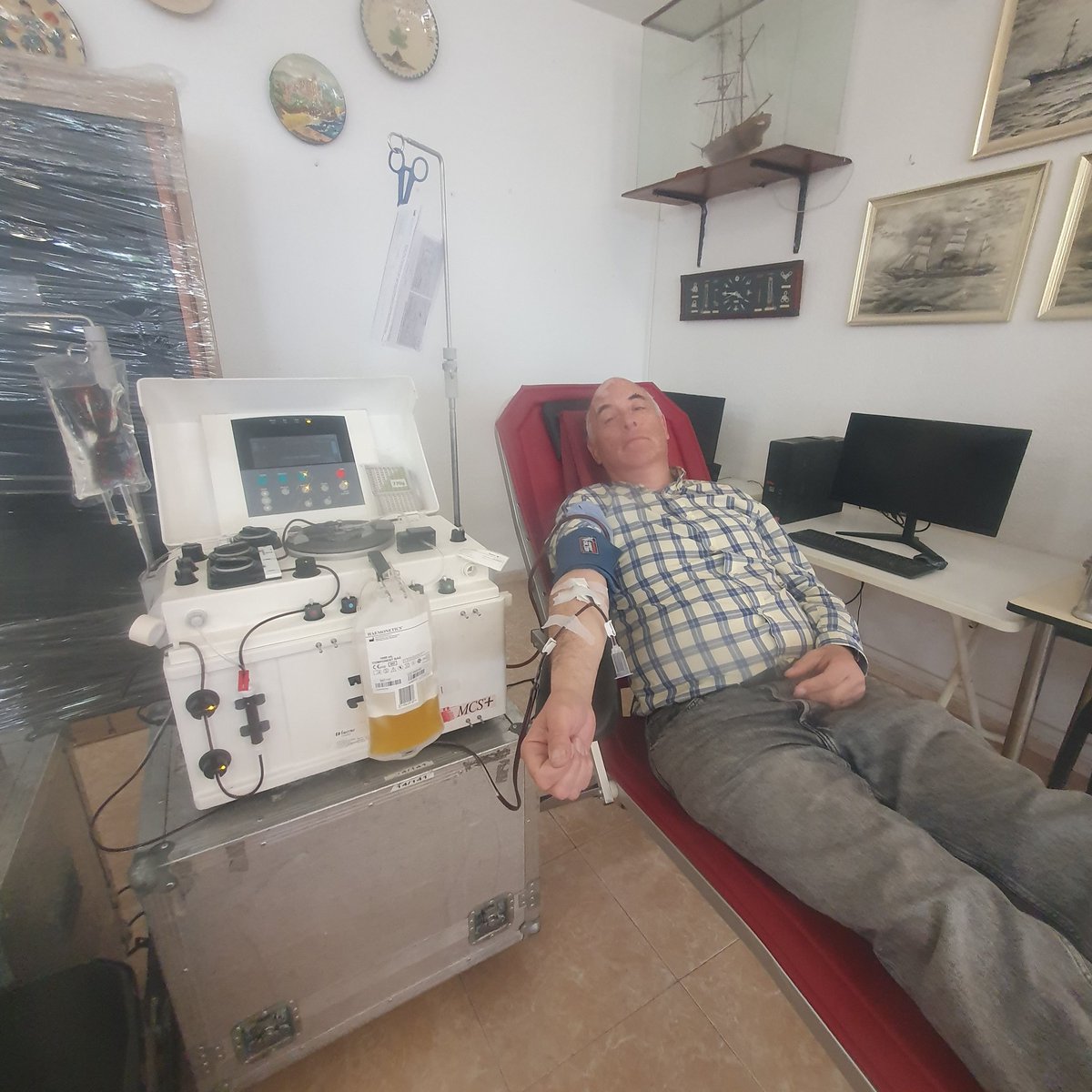 Una vegada més cal seguir donant als que ho necessiten. Avui ha estat donació de plasma des d' #altafulla <a href="/donarsang/">Banc de Sang</a>