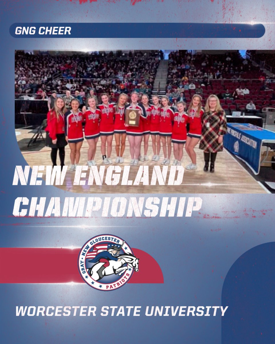 Good luck to our cheer team today, who compete in the New England Championship!

#PatriotPride