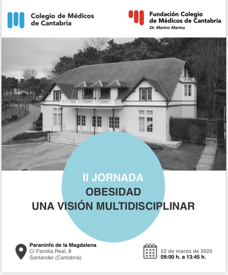 RichardSolana's tweet photo. Hoy, II Jornada #Obesidad: una visión multidisciplinar. #Enfermedadmetabólica crónica. Pasado, presente y futuro de los #pacientes
#palaciodelamagdalena #santander #cantabria @colmedca https://t.co/wksNGwIwkz