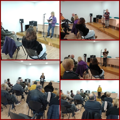bnavarclessv's tweet photo. Al recital d'ahir #DMP25 havíem plantejat un repte:
➡️recitar un poema de ❤️, de memòria, i va ser molt ben acollit: tots, més curt o més llarg, ho van fer 🥇
Una vetllada molt bonica amb una tria de poemes molt variats 📚 Enhorabona!
@lletres #DirVersos #bibliotequesxbm https://t.co/2dYHPno1iB