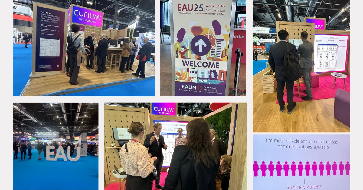 Curium Pharma (@curium_pharma) on Twitter photo Day 2 at #EAU25! We’re live at the <a href="/Uroweb/">European Association of Urology (EAU)</a> Congress in Madrid.
Visit us at Booth #E51 to see how Curium is advancing #prostatecancer #theranostics.
Don’t miss out—learn more here: lnkd.in/e23F49iV Day 2 at #EAU25! We’re live at the <a href="/Uroweb/">European Association of Urology (EAU)</a> Congress in Madrid.
Visit us at Booth #E51 to see how Curium is advancing #prostatecancer #theranostics.
Don’t miss out—learn more here: lnkd.in/e23F49iV
