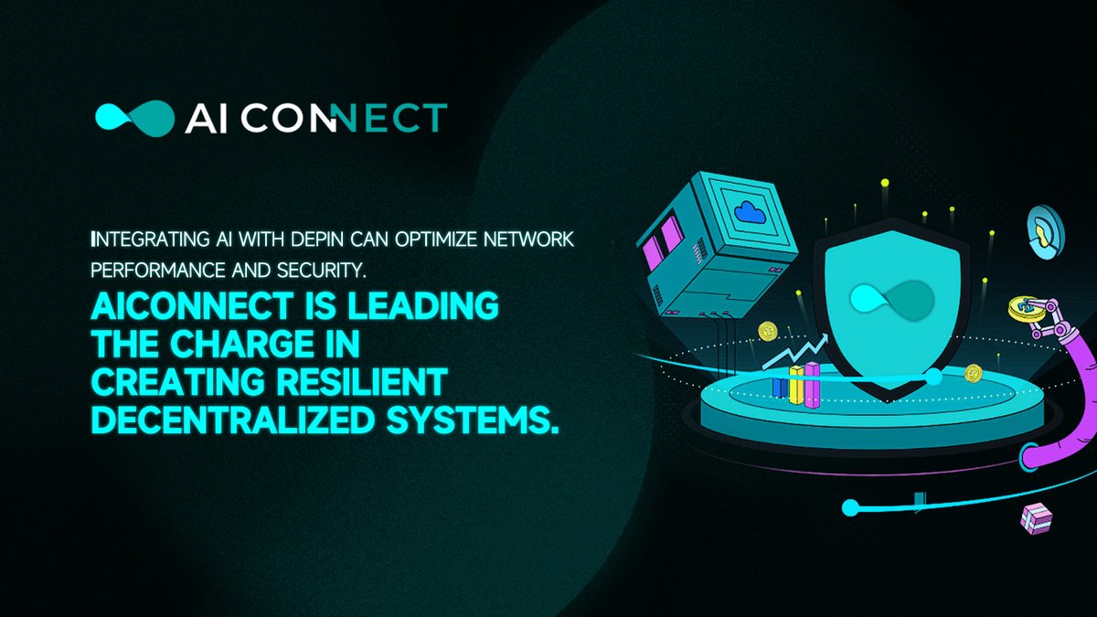 🔗 Integrating AI with Depin can optimize network performance and security. AIConnect is leading the charge in creating resilient decentralized systems. 

#AI #Security #Depin