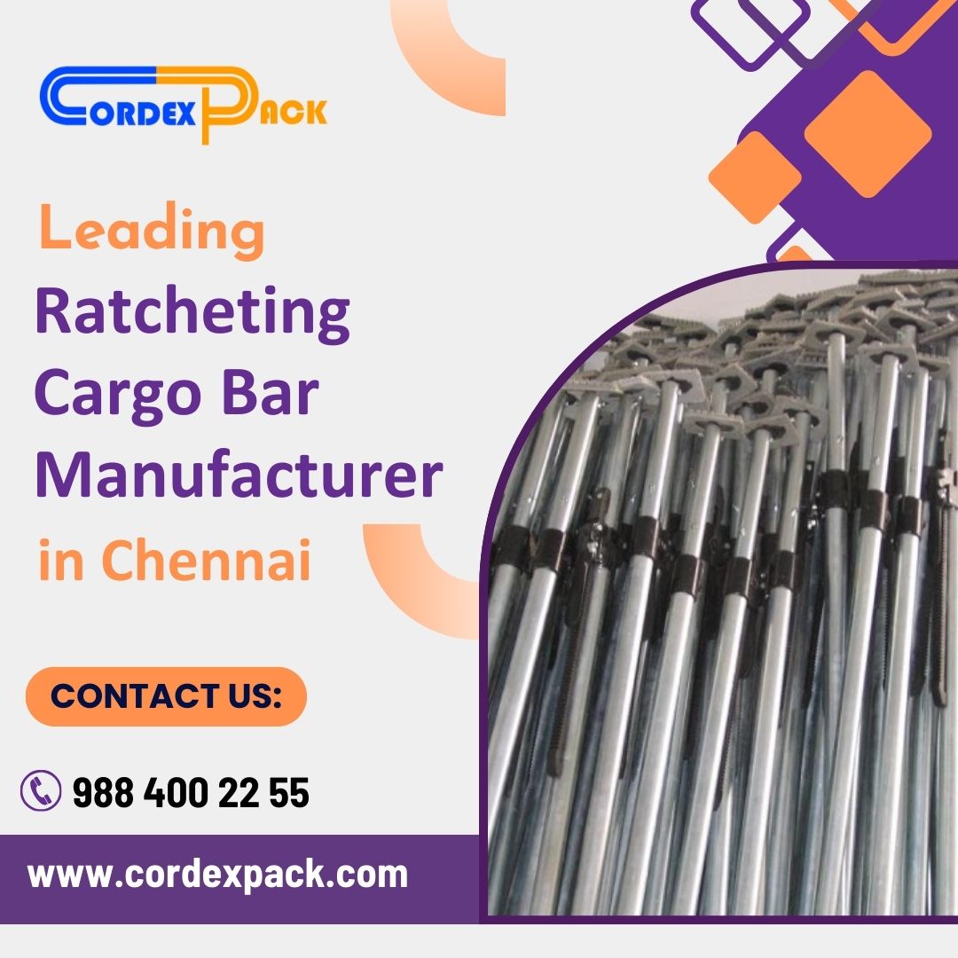 CordexPack's tweet image. Specializing in high-quality, durable, and adjustable cargo bars for secure load management

#CargoSecurity #FreightSolutions #LogisticsEquipment #MadeInChennai #TransportSafety #RatchetingCargoBars #ShippingSolutions #TruckingIndustry #SupplyChainSolutions #QualityManufacturing