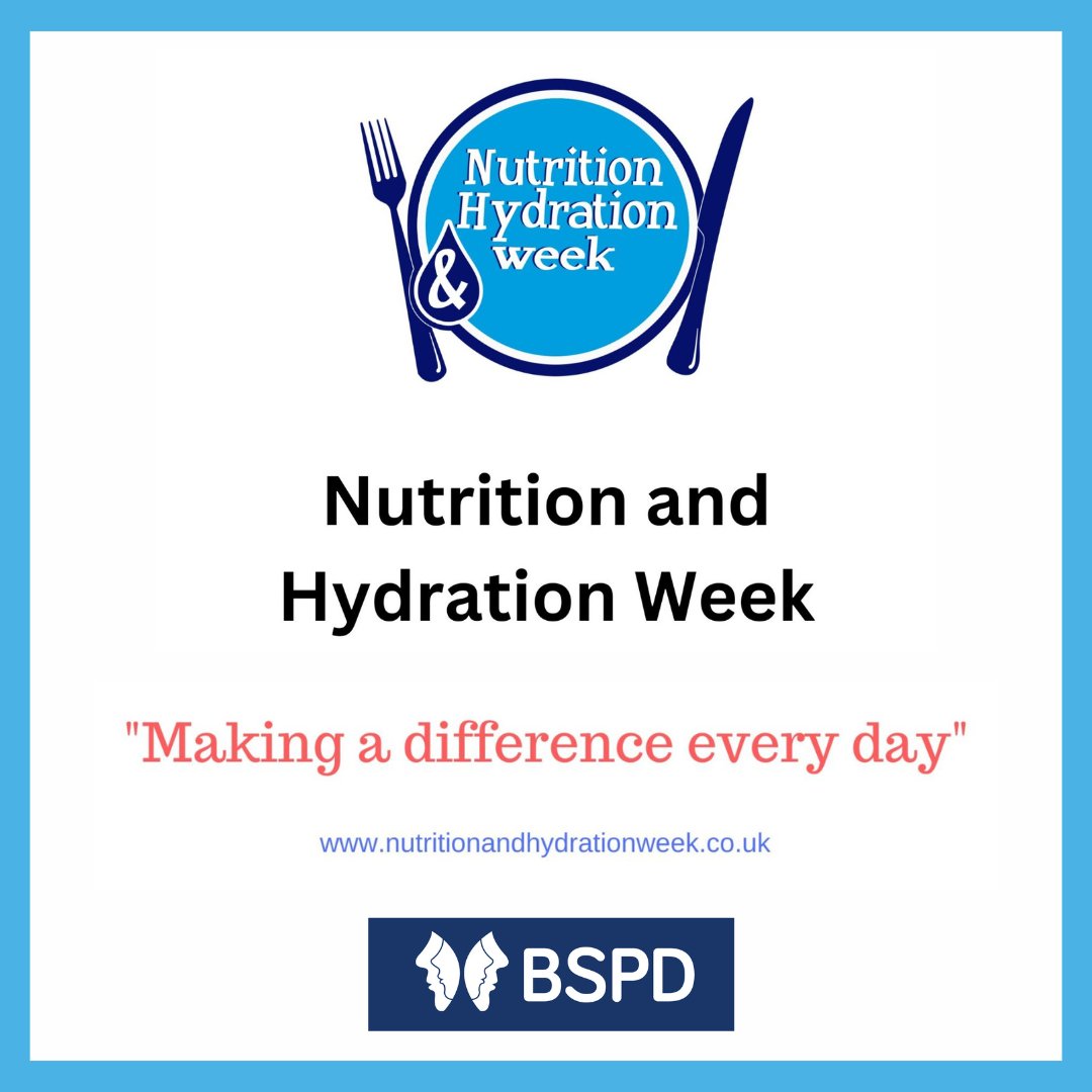 Help us raise awareness of the importance of healthy food and good Hydration for children during this Nutrition and Hydration week. Find out more here: ow.ly/bqLW50QJLQO #NHWeek #NutritionAndHydrationWeek #childhealth #everychildmatters