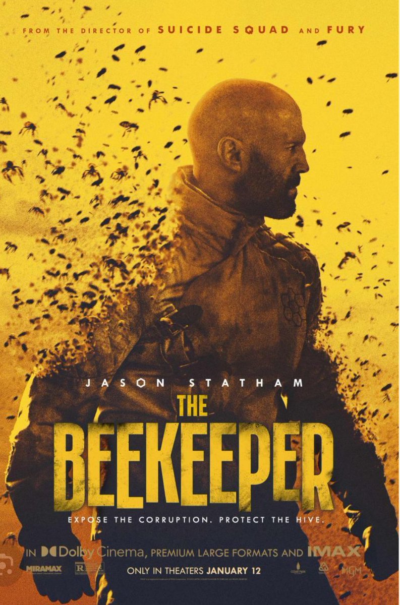 mvarelauy's tweet image. "The Beekeeper" 7.5 pts

Es totalmente inverosímil pero Jason Statham tiene algo magnético para este tipo de películas 

Ataca un tema importante que son las estafas en internet y luego Jason se los carga a todos uno tras otros

Disfrutable

#thebeekeeper
#pelisenelavion