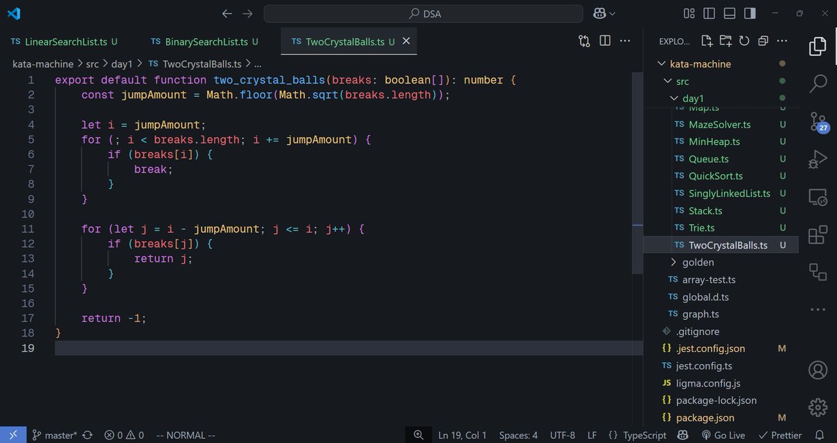CluxOP's tweet image. ✅ Today's Wins:
🛠️ Zig:
🛡️ Sentinels
📜 Quoted IDs
📦 Anonymous structs
🤝 Interfaces
🧩 C modules
🧠 Mem allocations
🧮 Bit manipulation
🎨 Formatting
🔍 DSA:
🚶 Linear Search
🔟Binary Search
🧩 1 Searching Problem
#Coding #DSA #lowlevelprogramming