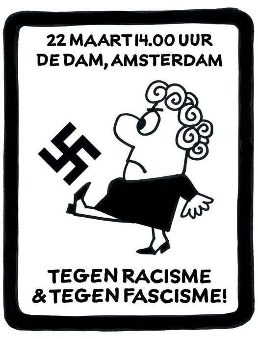 Eva (@eva_db_) on Twitter photo Dit zijn de dagen dat ik ontzettend baal van mijn ziek zijn. Wat was ik graag naar Amsterdam gegaan voor de demonstratie.
Ik steun noodgedwongen vanuit huis, maar niet minder fanatiek. Veel succes en plezier allemaal. Samen tegen fascisme en racisme! ✊🏼 Dit zijn de dagen dat ik ontzettend baal van mijn ziek zijn. Wat was ik graag naar Amsterdam gegaan voor de demonstratie.
Ik steun noodgedwongen vanuit huis, maar niet minder fanatiek. Veel succes en plezier allemaal. Samen tegen fascisme en racisme! ✊🏼