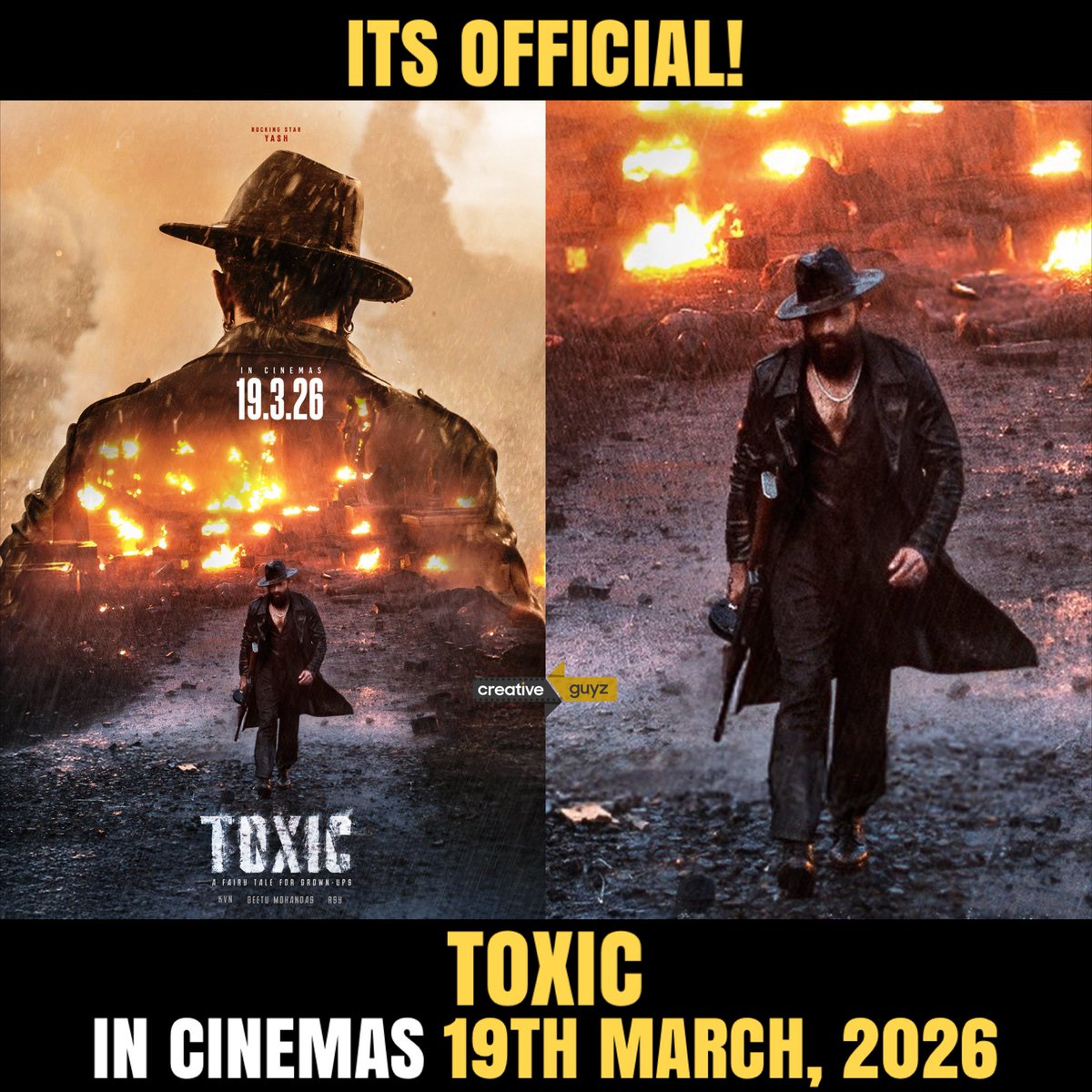 Get Ready🔥
#Toxic #Yash #CreativeGuyz