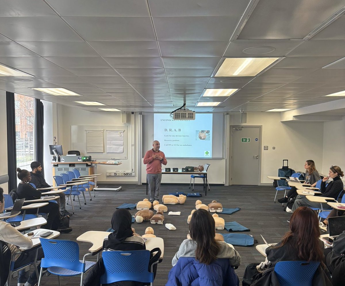 ProPharmace's tweet image. Excited to kick off #FirstAidTraining with our Foundation Trainee Pharmacists! 🚑 An essential skill that empowers trainees to confidently handle emergencies in the workplace. When did you last refresh your first aid skills? #Foundationtraining #FirstAid #training #gphc