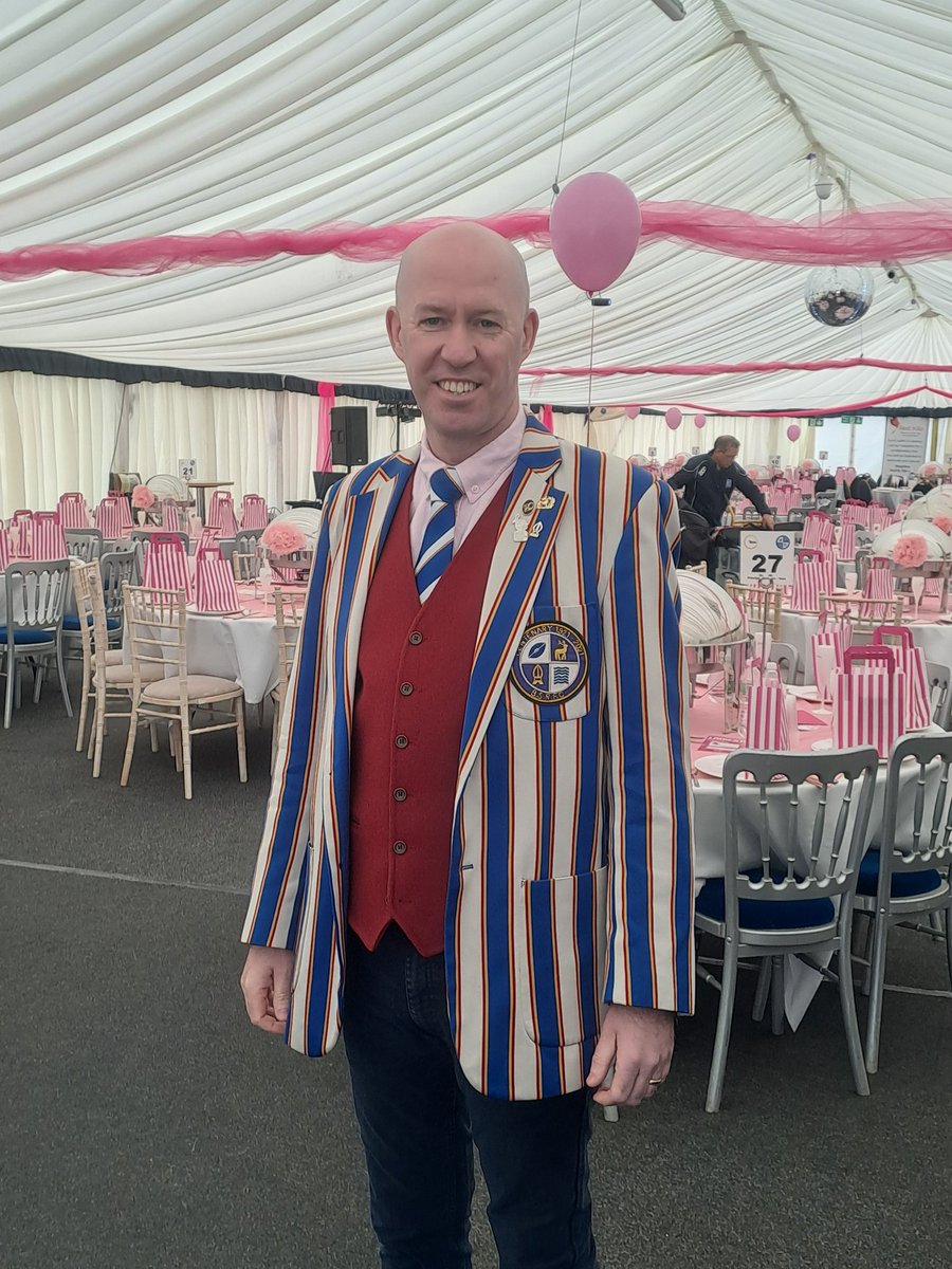 Our President, before the fun starts, safe to say he will be avoiding &amp; hosting the other lunch guests!