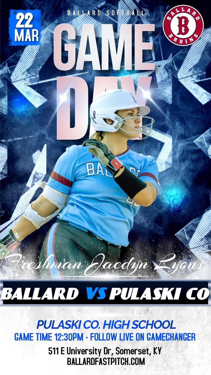 It's GAME DAY!!! The Bruins are on the road to Pulaski County High School for a 12:30PM matchup with the Maroons.  #BruinNation