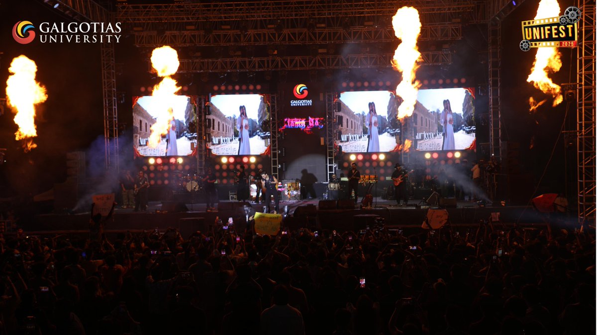 GalgotiasGU's tweet photo. Galgotias University Ignites UniFest 2025 with Electrifying Performance by Stebin Ben

Day one of UniFest 2025 at Galgotias University kicked off with a spectacular live performance by celebrity singer Stebin Ben, sending waves of excitement across the campus. A massive crowd gathered to witness the energy, music, and magic unfold on stage. With students singing along, cheering loud, and capturing every moment, the atmosphere was truly electric.

The passion and enthusiasm of the Galgotias student community turned the evening into a celebration of youth, talent, and unforgettable memories. UniFest 2025 has officially begun on a high note, promising even more spectacular moments ahead.

#GalgotiasUniversity #UniFest2025 #StebinBenLive #CampusVibes #StudentLife #LiveConcert #GalgotiasEvents #YouthEnergy #CollegeFest #GetYourselfPlaced