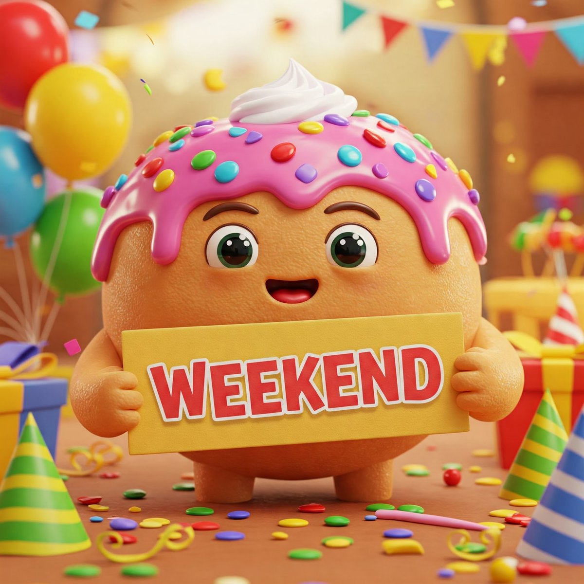 Glazetopia's tweet image. The #Dailyword in the Donut-Conomy for bonus pay is.... WEEKEND head to our discord (link below) and collect your pay for free. Then transfer your #sprinkles into the game upon launch. 
➡️Join The Adventure: discord.gg/donutholes

#monad #scroll #Whitelist #NFT #GameFi