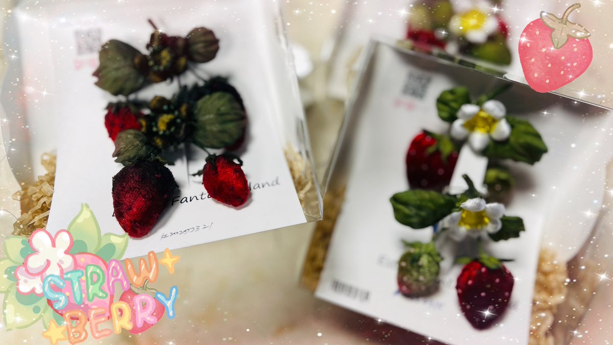BWLolita2023's tweet photo. ハンドメイドの布フラワーブランド @Hanwenwutw が作るアクセサリー。
いちごシリーズとコラボしました
かわいいと思いますか？ 

See you soon 大阪 

#ロリィタ #ロリータ https://t.co/bDHLOfFdZ9