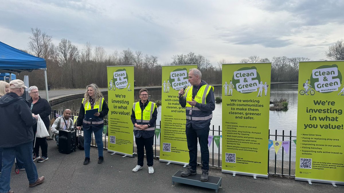 What a week it's all green celebrating St Patrick's day then the launch of #GBSC &amp; #cleangreenmcr at boggart hole clough park. We listened and we are further investing into Mcr  <a href="/bevcraig/">Bev Craig</a> <a href="/MCCHulme/">MCC Hulme</a> <a href="/ManCityCouncil/">Manchester City Council</a> <a href="/patkarney/">Pat Karney</a> <a href="/MCRparks_/">MCRparks</a> <a href="/tomstannard/">Tom Stannard</a> <a href="/JohnRooManc/">John Rooney</a> <a href="/ky1iew/">Kylie</a>