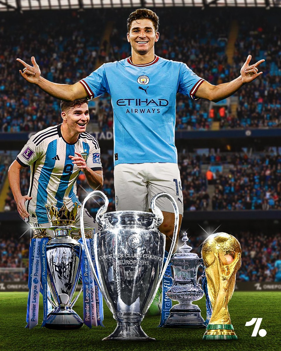 Never forget Julián Alvarez' debut season in Europe 🏆🏆🤯🏆🏆