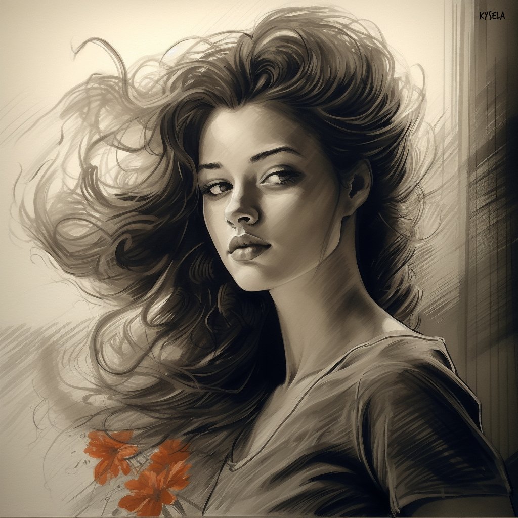 " Artwork No. 2626 ✏️❤️ "
Curious for more? Click the link in my bio!☝️ 
.
.
.
#digitaldrawing #digitalart #digitalportrait #pencil #pencilportrait #portrait #sketch #artforsale #commissionedart #bouchac #ladyterezie