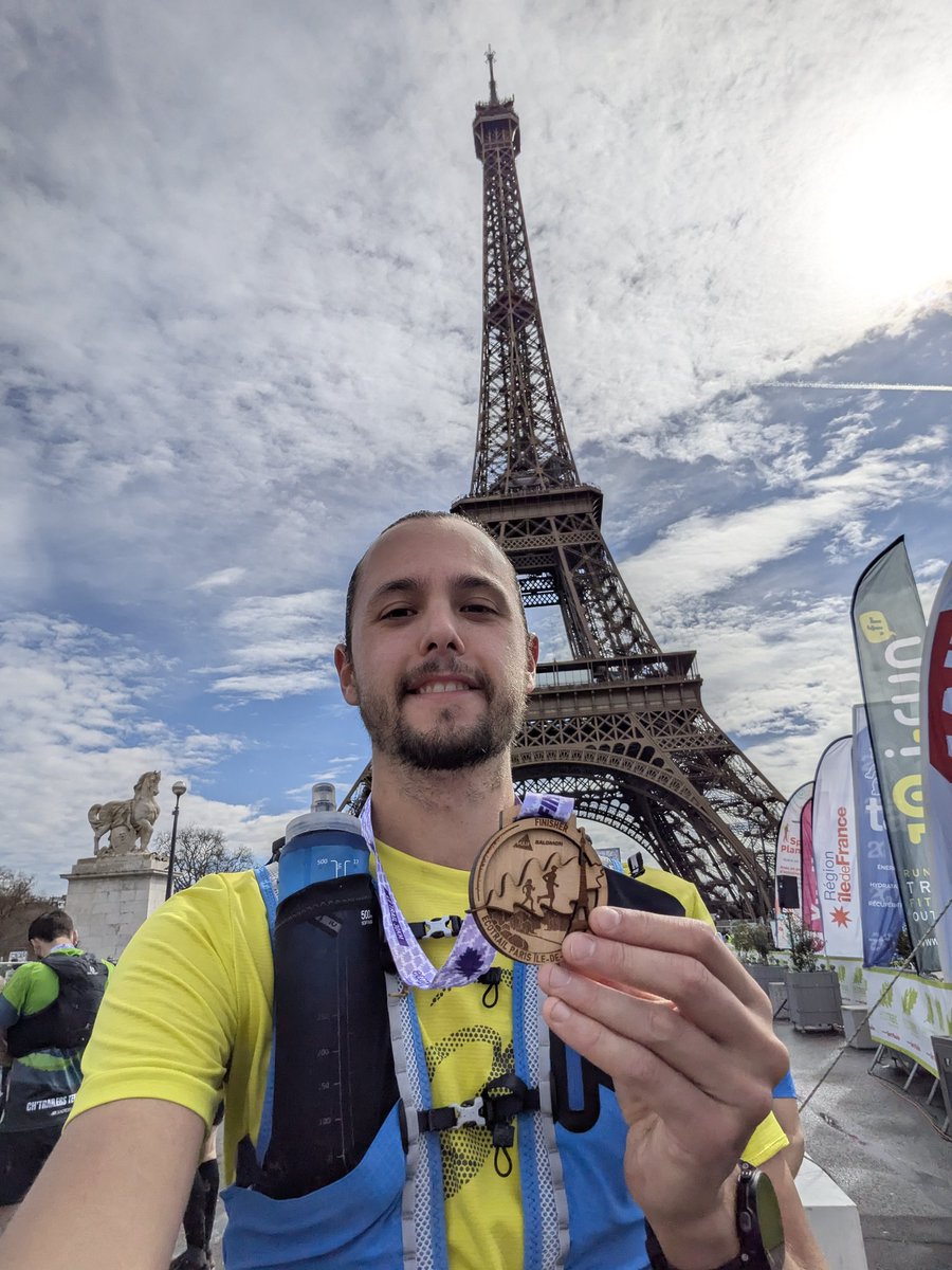 YannThep's tweet photo. Après le Semi de Paris, L'EcoTrail 30km aujourd'hui ! Un peu de repos maintenant va faire du bien ! https://t.co/Jeii7xhQy4