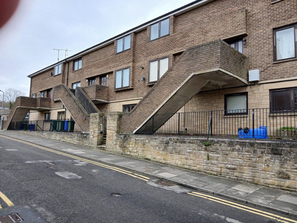 johnwxxiv's tweet image. Saw this abomination in #Alnwick last week across from some ...beautiful period properties #staircasesaturday