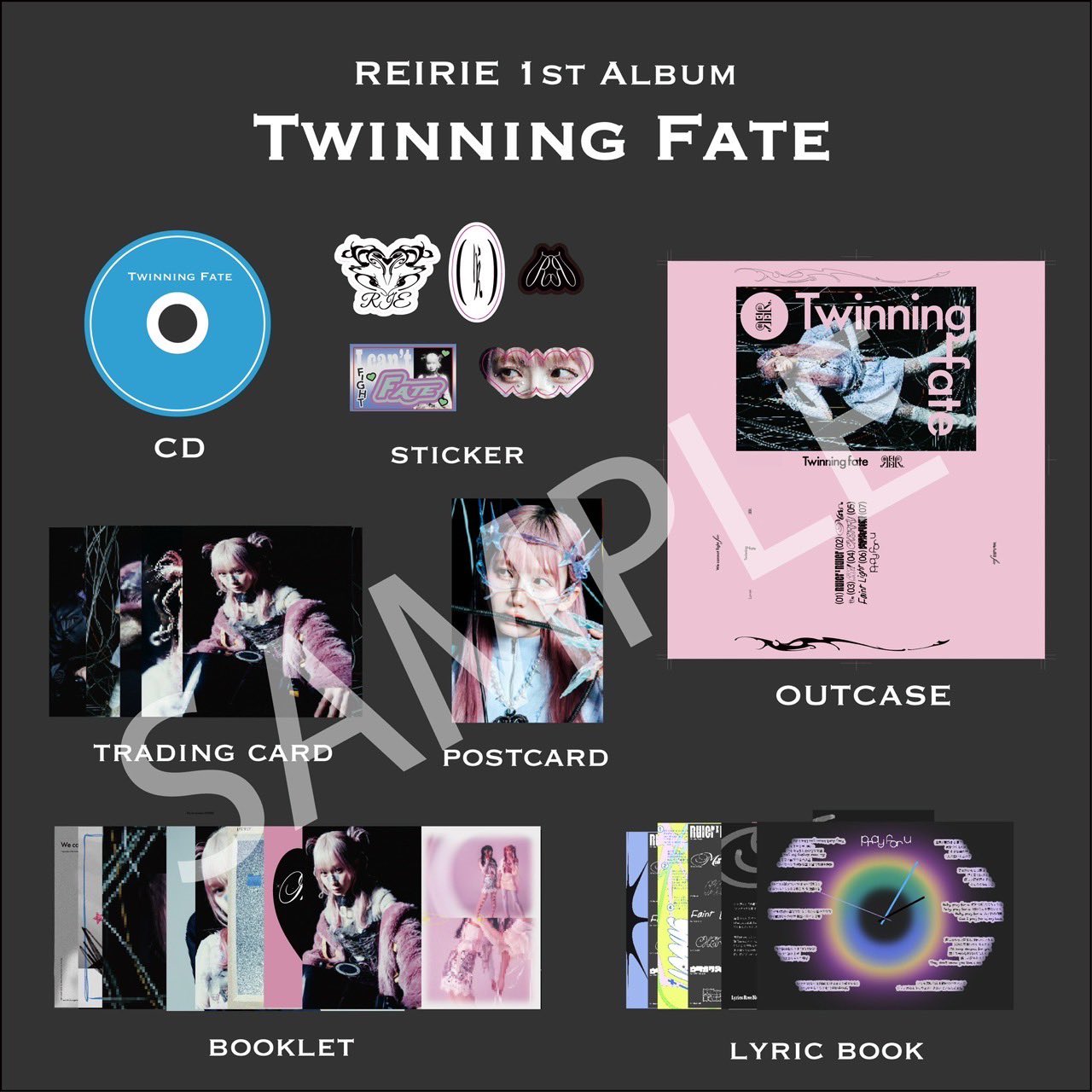 REIRIE アルバム REIRIE 1st Album Twinning Fate-RIE- – GROVE STORE