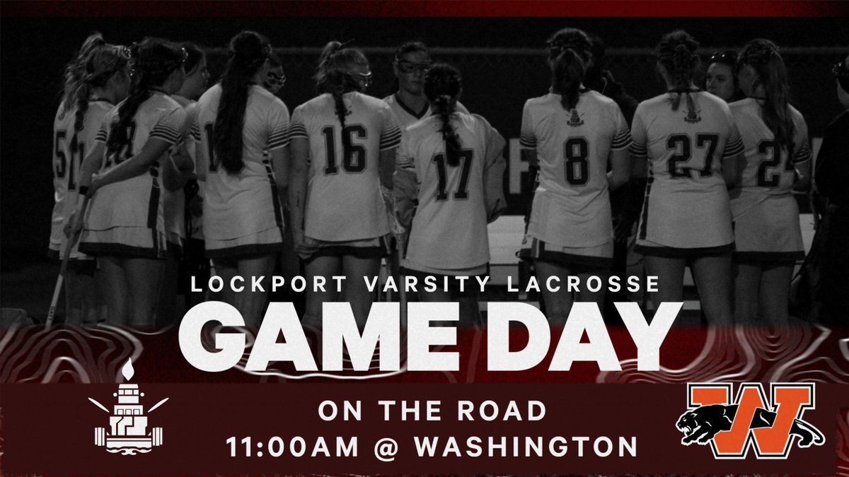 Girls' Varsity Lacrosse heads to Washington for an 11:00am face-off. <a href="/LTHS_Girls_Lax/">Lockport Girls Lacrosse</a> #porterpride