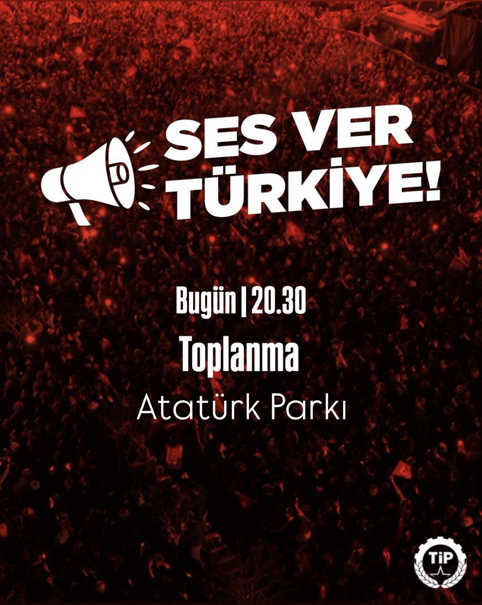 Yargı darbesine karşı, halkın iradesini yok sayanlara karşı, darbecilere karşı direniyoruz. Bugün saat 20.30da  Atatürk Parkında toplanıyoruz. #SesVerTürkiye AKP zorbalığına teslim olmayacağız, hep birlikte direneceğiz hep birlikte kazanacağız!