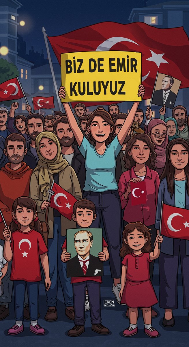 "Ey yükselen yeni nesil, istikbal sizsiniz. Cumhuriyeti biz kurduk, onu yüceltecek ve yaşatacak sizlersiniz." 🇹🇷