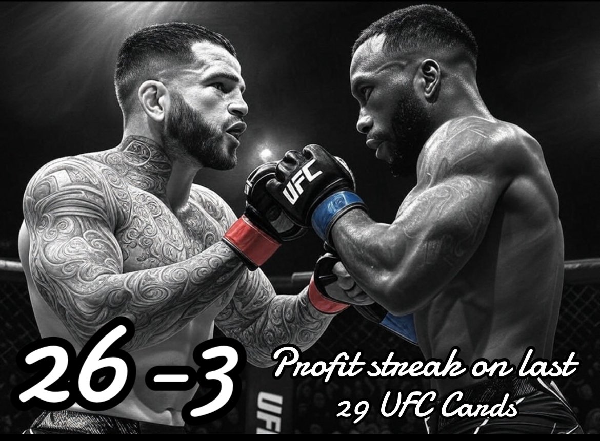 BrandonTheProf's tweet image. THE UFC KING IS BACK TODAY 👑
We have a 26-3 Profit Streak on the last 29 cards and are 17-6 on our last 23 UFC Main Event Fight Picks‼️🤯
Today is UFC Fight Night: Leon Edwards vs Sean Brady in O2 Arena London‼️🏴
Anyone that LIKES+RTS this post will get my top play on the…