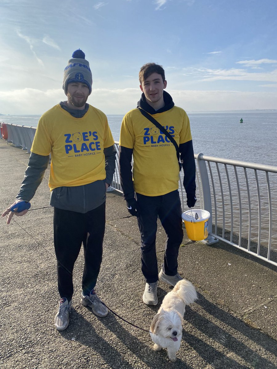 Jan_Torus's tweet photo. Good luck lads on #KatesCoastalWalk 26 miles today for @ZoesPlaceLiv  
 https://t.co/fgwKGTBQDF https://t.co/OJJCvi36tA