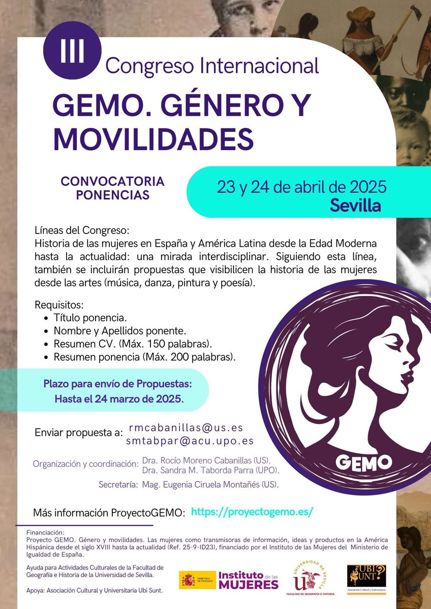 Proyecto GEMO. Género y movilidades. tweet media