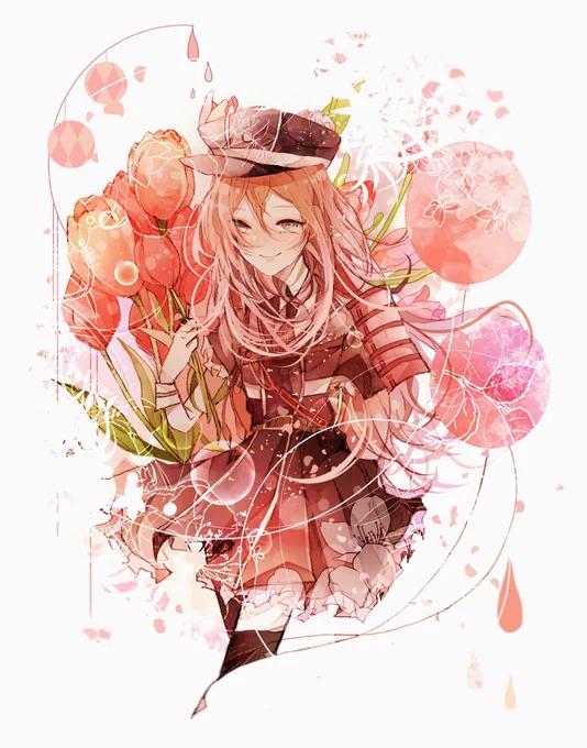 この方法で描いてるフリルやドレスたち 