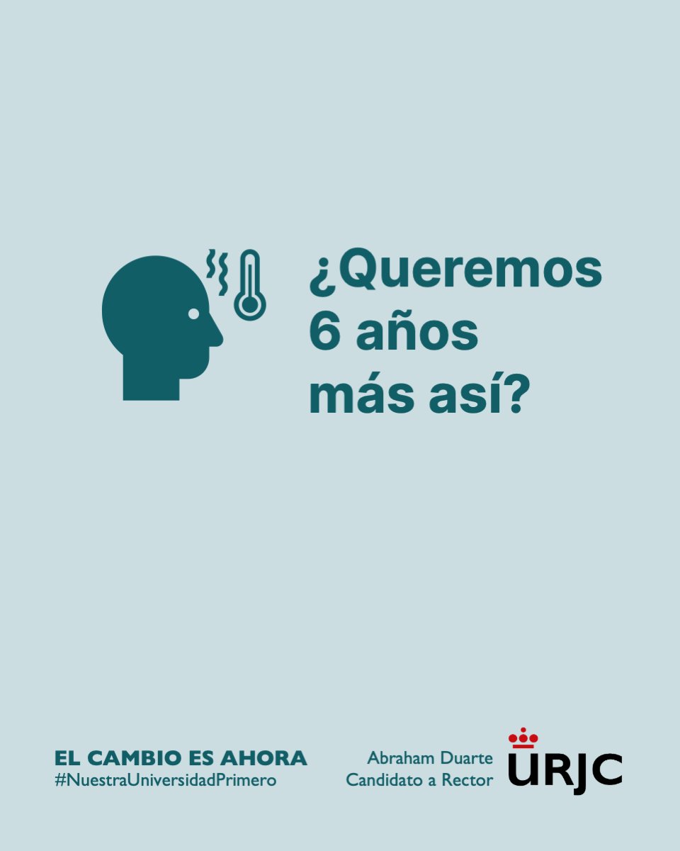 ❓La pregunta más importante: ¿queremos 6 años más así en nuestra universidad?