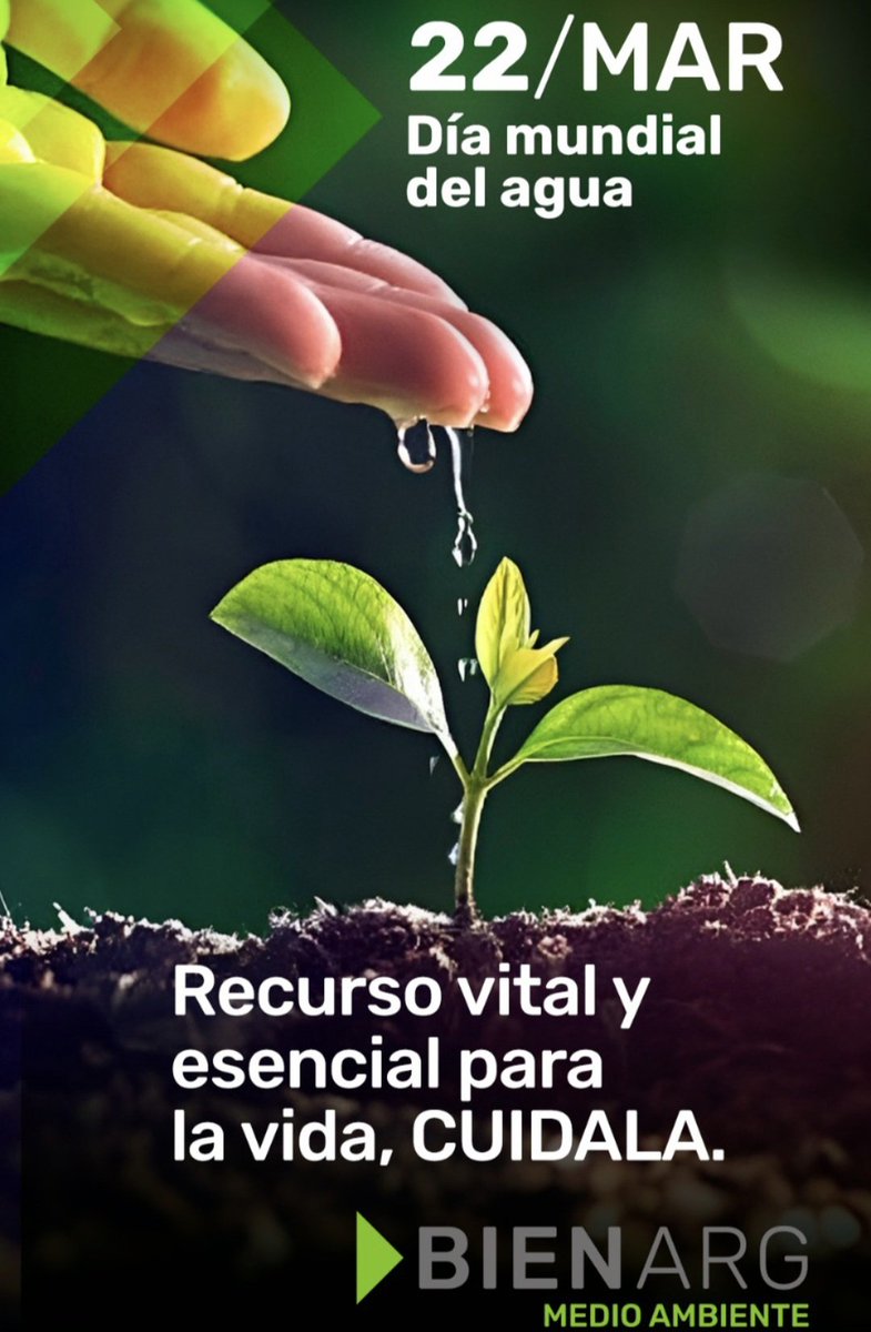 💧De acuerdo con la ONU, una de cada cuatro personas en el mundo carece de agua potable segura, Cuidemos el agua  #diamundialdelagua 
#sinaguanohayvida 
<a href="/sanbeatorres/">Sandra Torres (San)</a>