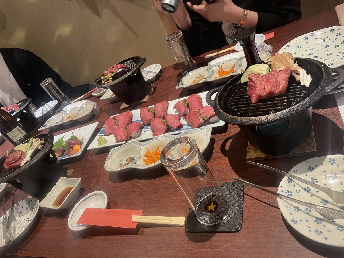 打ち上げも盛り上がっています！
明日本戦での演奏は11:00からです。是非お聴き下さい✨