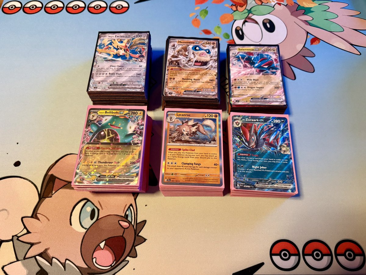 We have chosen our Journey Together decks and we are teady to go live!

➡️ youtube.com/live/uJ6O5pUmy…

#pokemon #pokemonTCG #YouTube