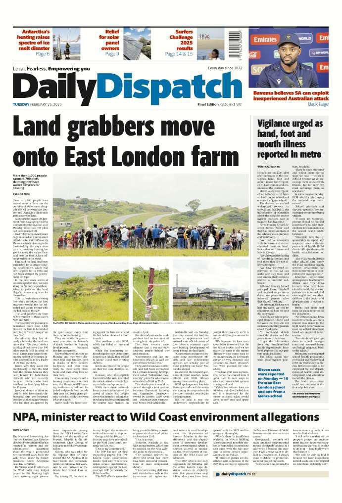 DisprinXtra's tweet photo. Land grabs they say an appropriate word is #Gibsmedat https://t.co/rKMAwVvce8