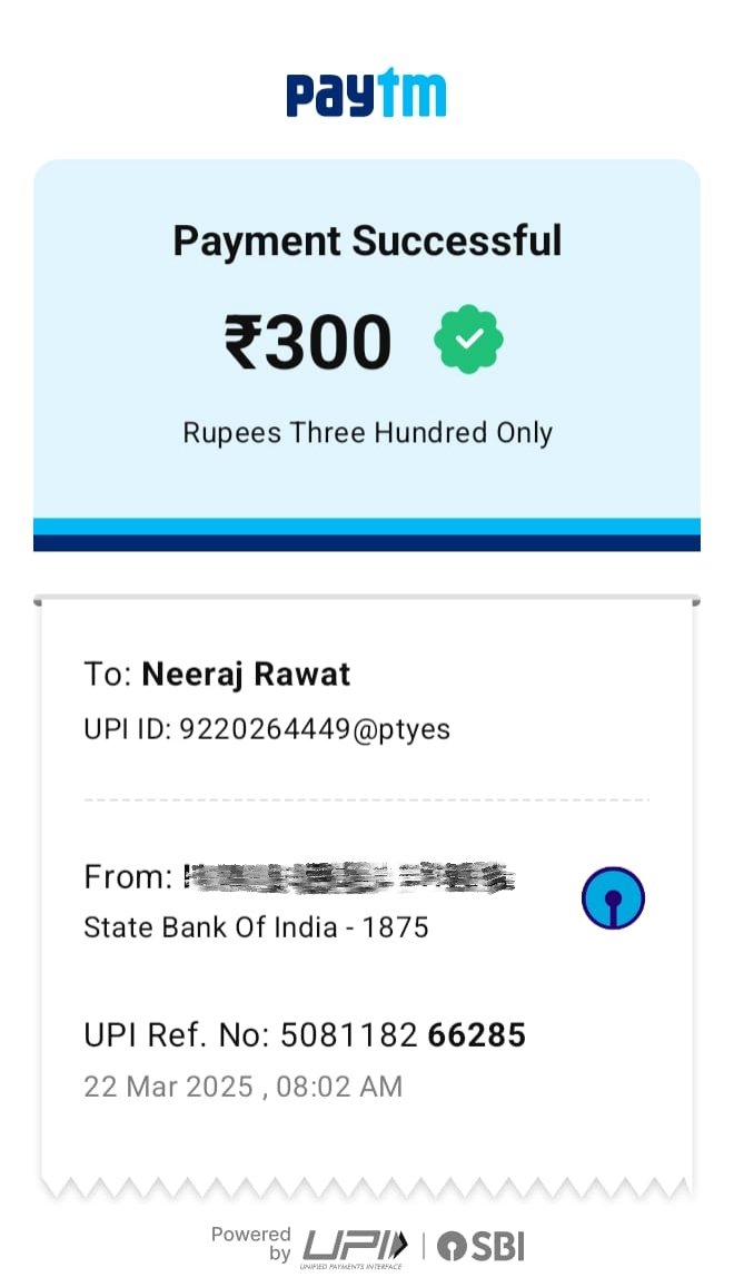 itsmesabita's tweet image. SCAM ALERT!

Genuine blood donors NEVER ask for money. Scammers like Neeraj Rawat (9355683990 &amp;amp; 9220264449) target families in need, claim they will donate blood, and demand cab charges via Paytm, then vanish. Desperate families lose money &amp;amp; don’t get blood. Report such frauds.