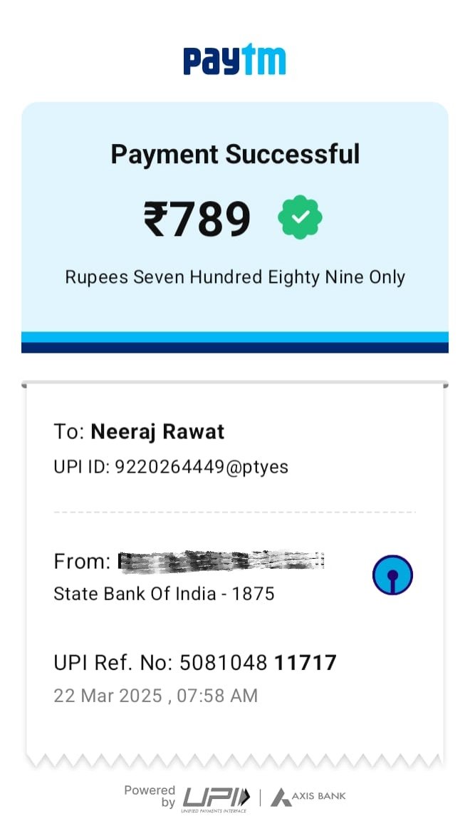itsmesabita's tweet image. SCAM ALERT!

Genuine blood donors NEVER ask for money. Scammers like Neeraj Rawat (9355683990 &amp;amp; 9220264449) target families in need, claim they will donate blood, and demand cab charges via Paytm, then vanish. Desperate families lose money &amp;amp; don’t get blood. Report such frauds.