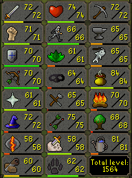 OSRS progress after 2 months of playing :D 280/321 QP as well #osrs