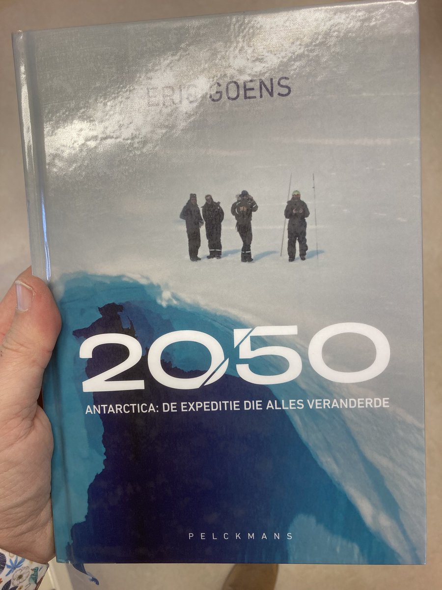Boeiende lectuur met een belangrijke boodschap 🇦🇶 Bijzonder jammer dat de documentaire 2050 van @ericgoens  maar in een beperkt aantal bioscopen te zien is. Het belang van #Antarctica wordt helaas zwaar onderschat en zo’n  boodschap verdient meer aandacht 👏