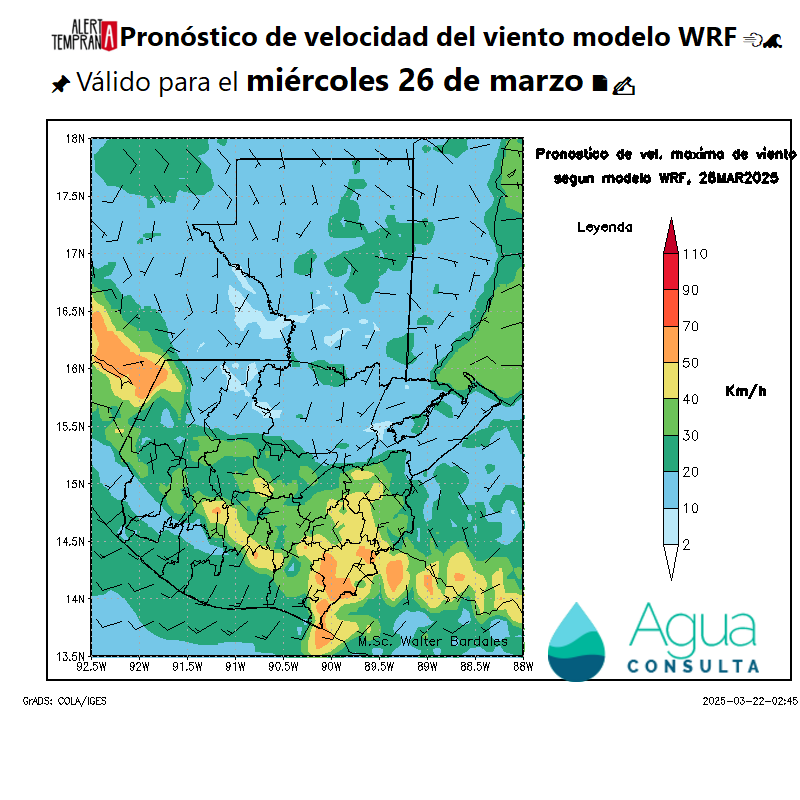 AlertaGt502's tweet photo. 🇬🇹✅mientras sigan acercándose Sistemas Frontales vamos a seguir teniendo contrastes en el Estado del Tiempo de calor a frío, condiciones secas a lluviosas, así el próximo evento de lluvias y viento norte podría desarrollarse el miércoles 26 y jueves 27
#ClimaGt #TraficoGt #FF37 https://t.co/iVdloL6mpI