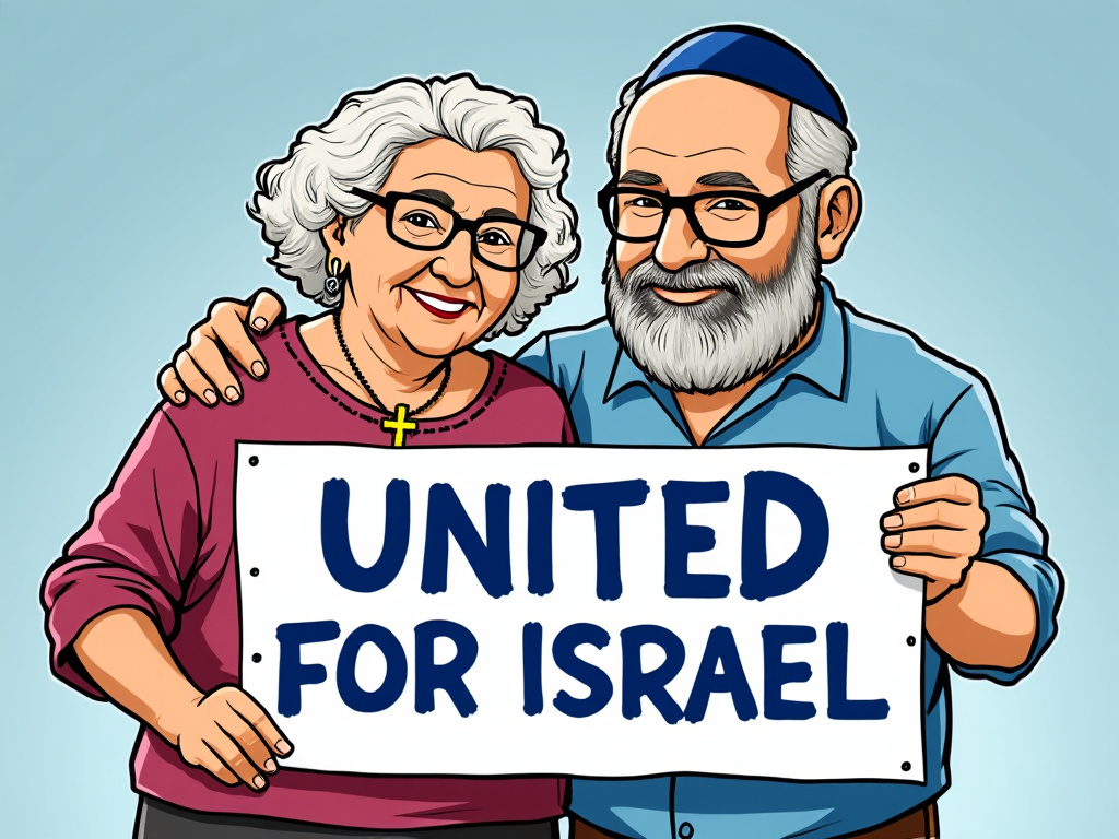 Jews and Christians united for Israel.
🇮🇱🤝🇮🇱