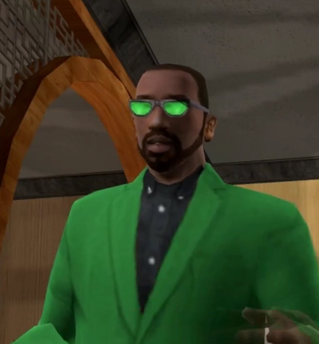 RealCJonSol's tweet image. CJ reppin’ the green, ain’t ridin’ wit’ the blue. You know how the Grove do 

$CJ