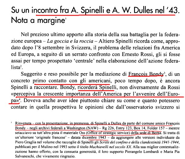 Wikileaks_Ita's tweet photo. Altiero #Spinelli si è incontrato segretamente con i capi #OSS-#CIA 🇺🇸William #Donovan e Allen #Dulles nel 1943
Dulles finanziatore Partito Nazista, poi mente Piano #MKUltra, cospiratore omicidio #JFK e super Avv capi di Cosa Nostra Lucky #Luciano (sbarco Sicilia) e Meyer #Lansky https://t.co/8UfQYNN5Ym