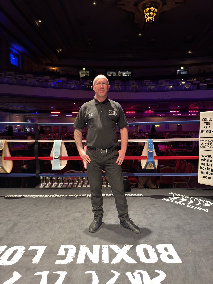 Great night reffing at the troxy London 🥊🥊🥊🥊🥊